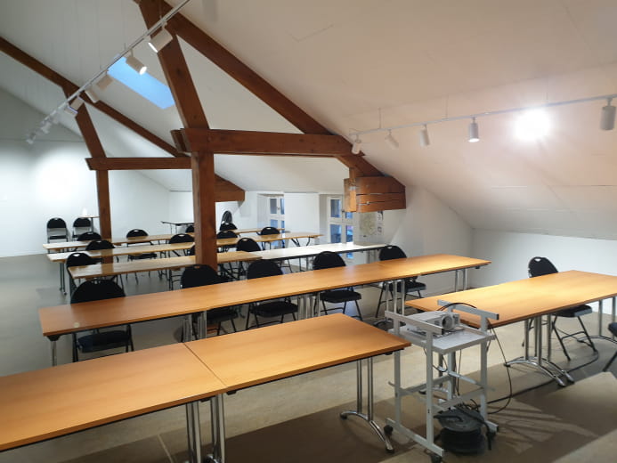 salle d'animation du Musée de la vigne et du vin de Savoie - Montmélian