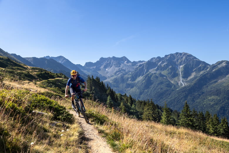 VTT dans le massif de Belledonne