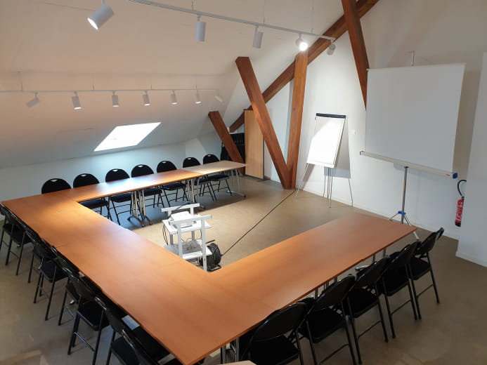 salle d'animation du Musée de la vigne et du vin de Savoie - Montmélian