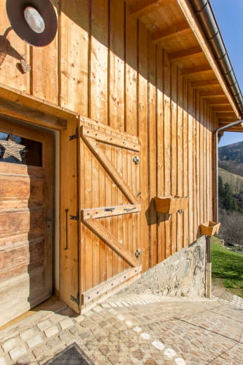 La porte d'entrée du gîte.