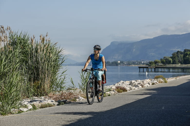 le long du lac du Bourget